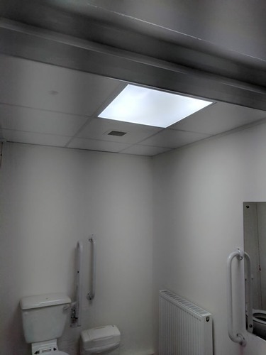 Extract ventilation and LPHW heating