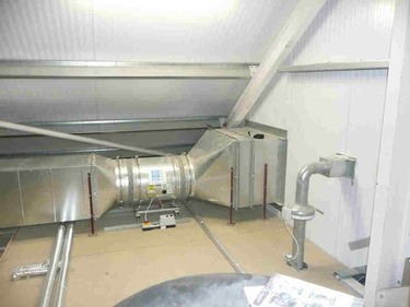 Fresh air Fan and filter inlet