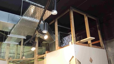 Fresh air fan & Ductwork